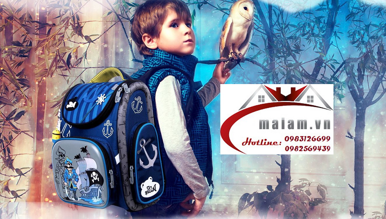 Cặp chống gù cao cấp School DeLune Bags Studio Premium Class Nhập khẩu từ LB Nga - Cặp chống gù lưng DeLune Bagz Studio Premium Class